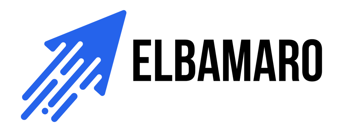 Elbamaro blue logo