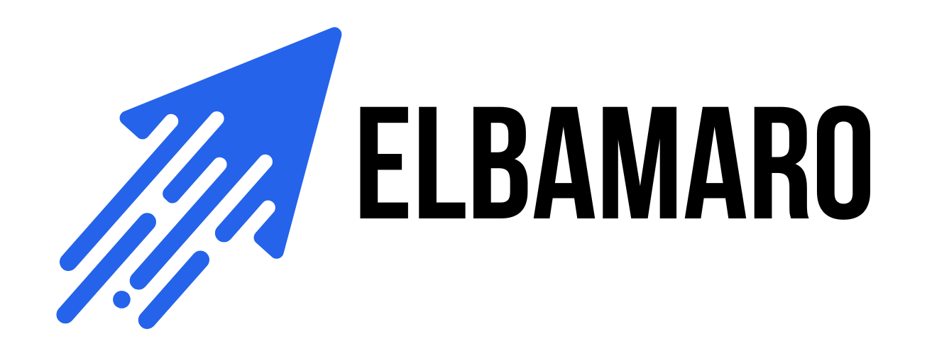 Elbamaro blue logo