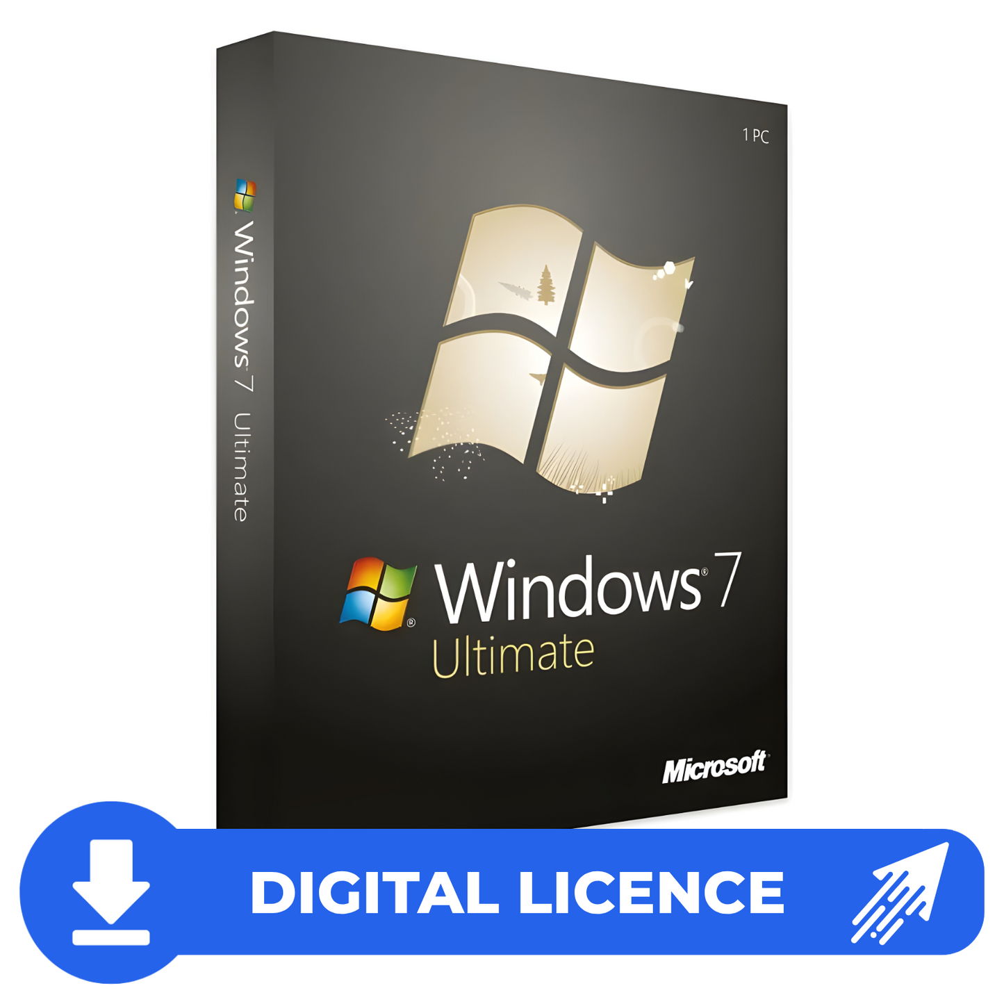 Windows 7 Ultimate Product Key License (Retail version) 32 & 64 Bit cdkey