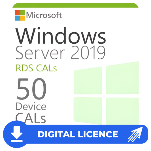 Windows Server 2019 50 RDS Device CALs Product Key Global